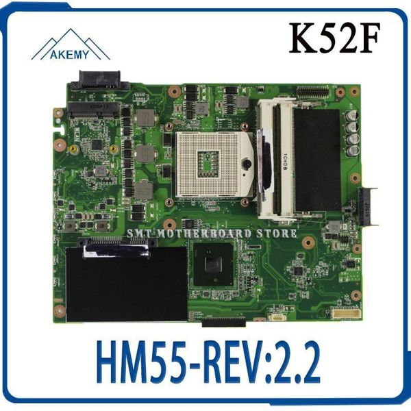 

k52f motherboard hm55-rev:2.2 ram for asus x52f a52f k52j lapmotherboard k52f mainboard test 100% ok1