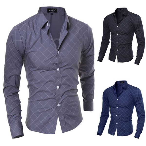 

wholesale new formal geometric plaid red fashion mens dress shirts long sleeve slim fit casual social camisas masculinas -xxl, White;black