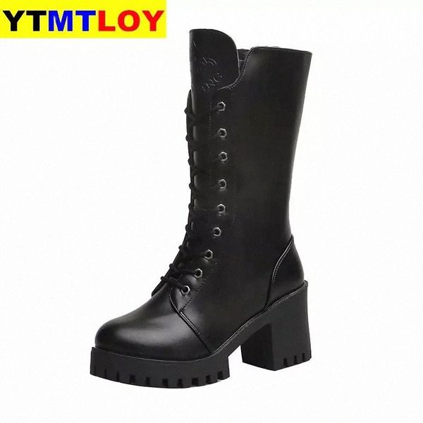 

warm winter shoes waterproof super star shoes mid calf boots for women non slip boots size 35-41 #z71i, Black
