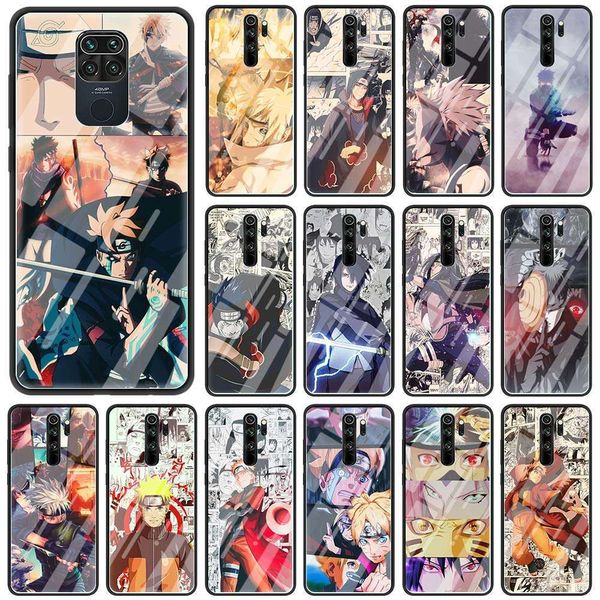 

redmi note 9s 8t 9k30 pro k2078a 9a 9c 9i tempered glass mobile phone case naruto dign4fre