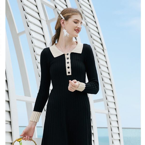 

2021 new women knitted and crocheted winter feast ed knit or crochet for the elegant vintage fashionable ny female in nightgown wo0h, Black;gray