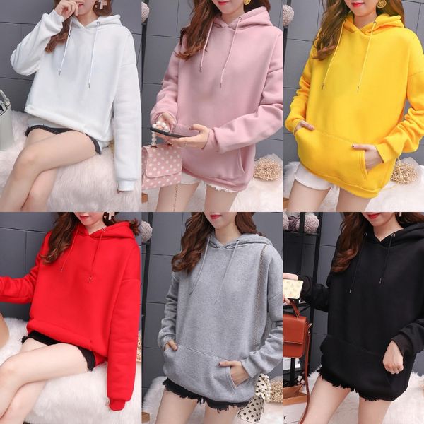 

2020 new style women's sweater sweater loose korean version early autumn thin hooded hooded coat net red tide ins versatile rk2ub rk, Black