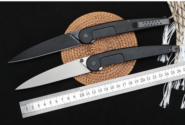 

extrema bf3 n690 blade folding knife aluminum handle climb fishing camping multifunctional hiking hunting pocket fruit knife edc tool