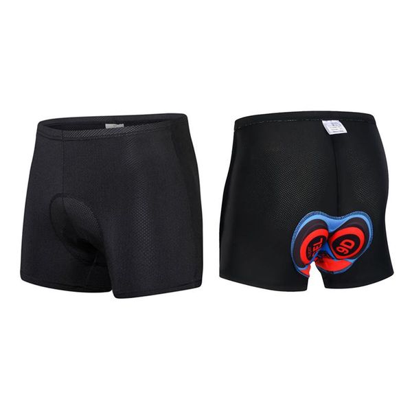 

1pcs men's and women's quick-drying breathable black cycling briefs thickened silicone cushion shorts
