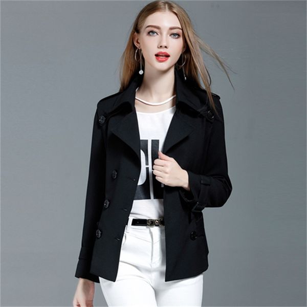 

2021 new spring trench for women korean fashion clothes blouse fall mainly female coat f1090 ev9l, Tan;black