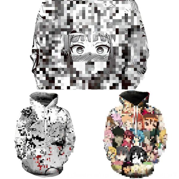 

cartoon special sconnection 3d printing with hat sweater casual men's and women's cosplay anime surroundings pullover pulloverlens, Black