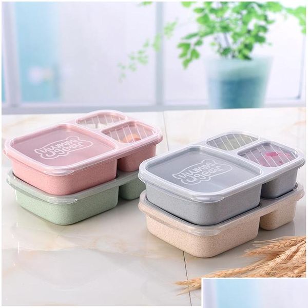 

natural rice husk wheat straw lunch box food grade pp lunch box school bowls fast food se sqcgzj ppshop01