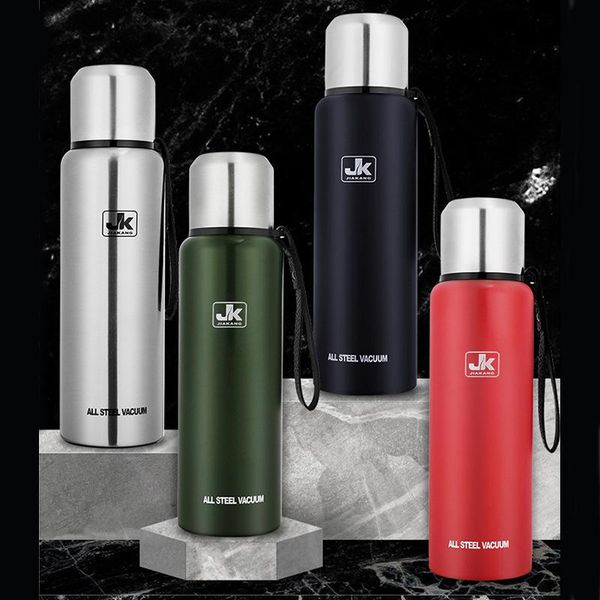 

500 750 1000 1500 мл русская наружная термос портативной большой емкости кружка из нержавеющей стали военный стиль вакуумная бутылка jllyvr