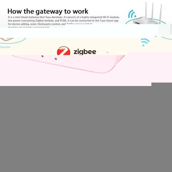 

tuya zigbee gateway hub smart home device support add app gateway smart light control zigbee 3.0 wireless remote controller1