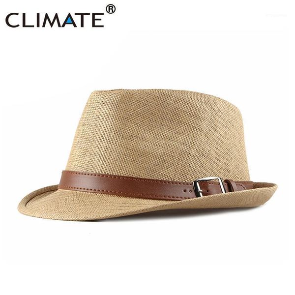 

climate vintage summer straw hat cool men straw fedora panama hat paper retro hats for man solid fedoras cap fedora men cap1, Blue;gray
