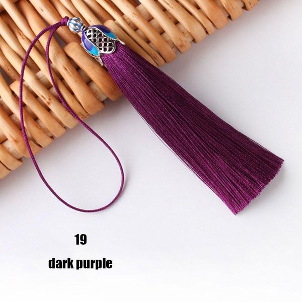 

2pcs 9cm hanging rope silk cloisonne tassels fringe sewing polyester tassel trim key tassels for diy embellish accessories parts h bbyiqg
