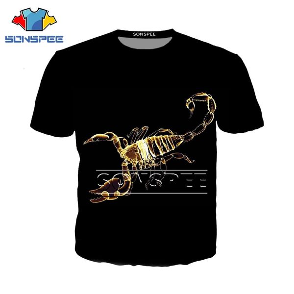 

insect scorpion toxin 3d print shirts harajuku comics hentai men clothing