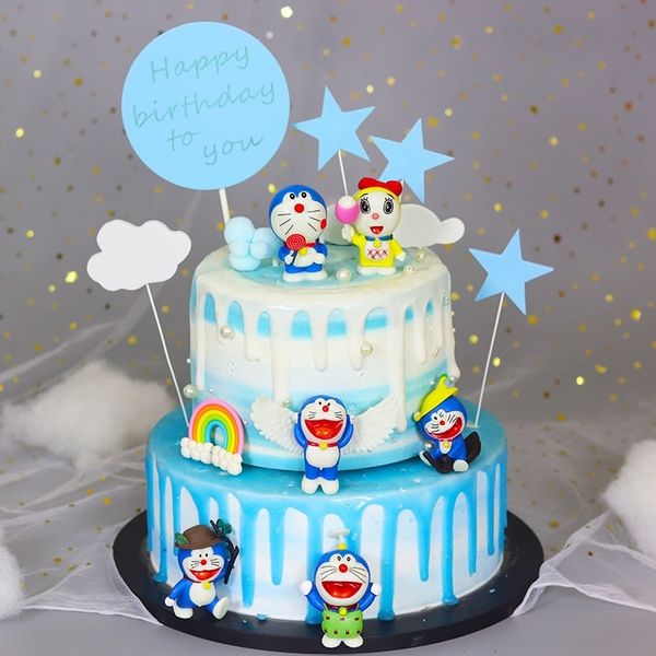 

psjr7 robot and accessories cake flying ding-dang toy robot cat wings and cat ornaments wings flying ding-dang ornamentsaccessoriesdecorativ
