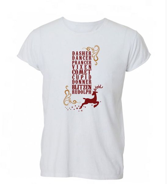 

summer fashion men t shirt reindeer names rudolph christmas festive xmas t shirt tshirt mens womens gift sport hooded sweatshirt hoodie