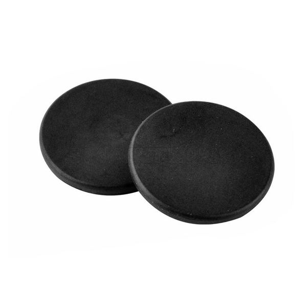 

100pcs/lot diameter 30mm black mini rfid laundry tag passive washable 125khz rfid tag for garment management