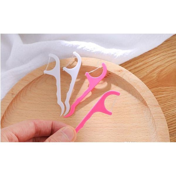 

plastic toothpick dental floss picks waxed teeth toothpicks stick flossers sword oral care 25pcs/ s wmtdke homes2011