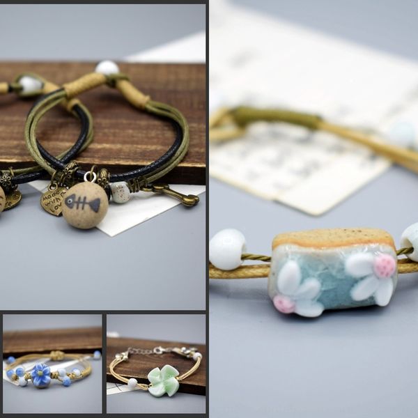 

jingdezhen керамические брелки аксессуары accessoriesaccessorieslovers ювелирные изделия ткачества небольшой подарок леди цзиндэчжэнь керами, Golden;silver