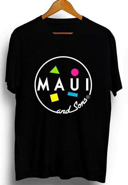 

mens maui and sons black t-shirt all size sport hooded sweatshirt hoodie