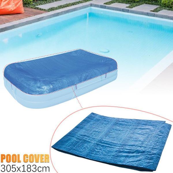

large size swimming pool cover cloth ground cloth cleaning tools dust cover diaper round pe woven tarpaulin for outdoor garden1