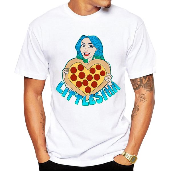 

fashion littlesiha design short sleeve customized heart shaped cartoon printed cool hipster s sport hooded sweatshirt hoodie t shirt