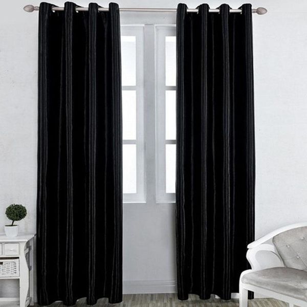 

curtain & drapes 2021 pure color high shading rate 50% curtains living room tube hole type classic1