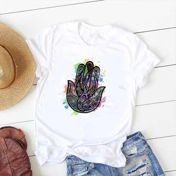 

women lady t shirt painting mama chicken printed tshirt ladies short sleeve tee shirt women female clothes graphic t-shirt, White