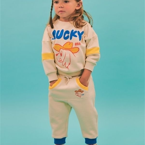 

on stock kids sweaters bebe brand new spring boys girls cartoon print sweatshirts baby children cotton outwear clothes y200901, Blue