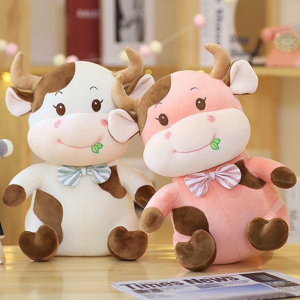 

customized cartoon calf korean cow stuffed toys pillow cute doll boy and girl doll birthday present