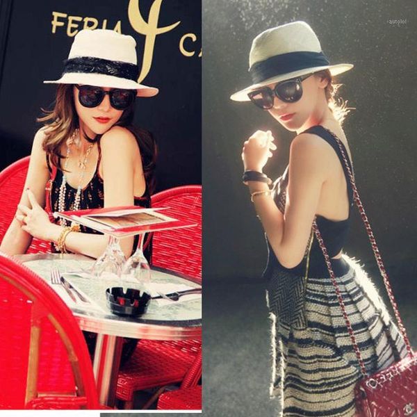 

new fashion simple and elegant ladies summer hats european fashion lace and funny hat hipsters street hats1, Blue;gray