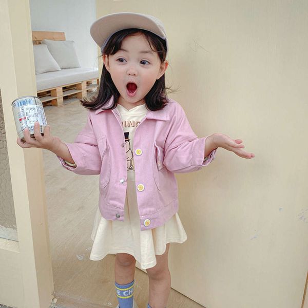 

2020 children's new korean cartoon autumn doll three dimensional pocket coat girls' cardigan g9hc, Black