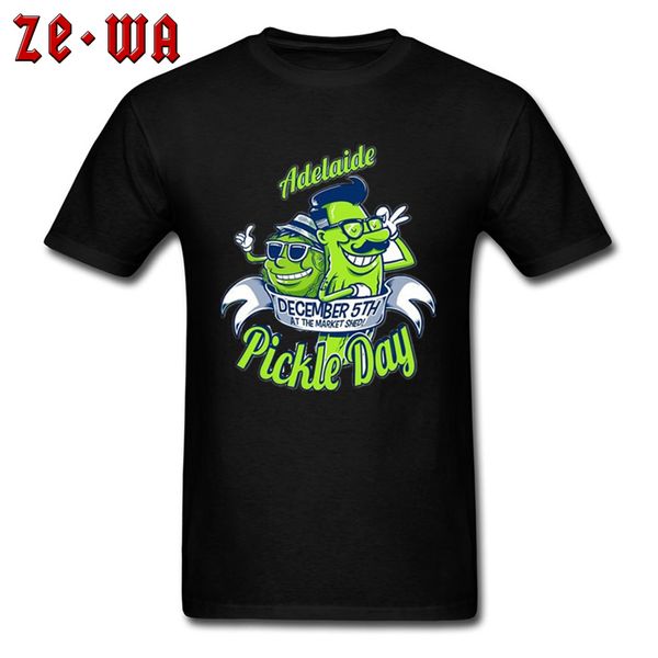 

funny pickle day pure summer short sleeve men's summer autumn swea o neck cartoon sport hooded sweatshirt hoodie men t shirt