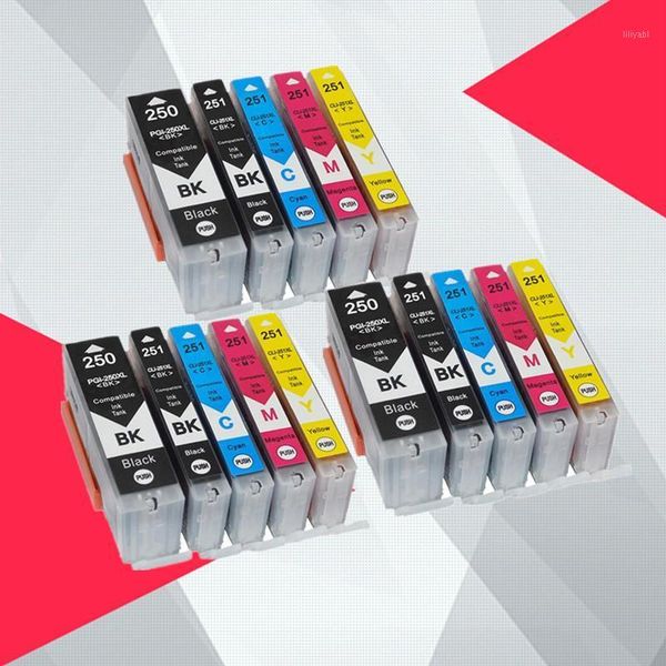 

ink cartridges 15pack pgi-250 pgi250 250xl pgi 250 251 cartridge for canon pgi250xl cli251xl mx922 ix6820 mg5420 mg5422 mg5520 printer1