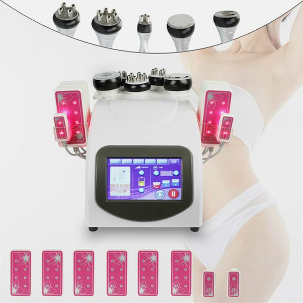 

40k fat cavitation liposuction ultrasonic cavitation vacuum rf body shaping fat blasting lipolaser body slimming beauty machin, Black