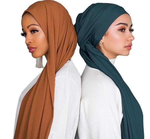 

scarves spot-wrinkled sweat cloth bag headscarf long scarf cover head national gauze arab solid-colored pleated ladies hijab women, Blue;gray