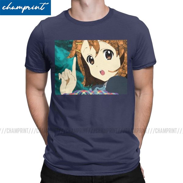 

yui hirasawa for k on japan music anime novelty tees crewneck short sleeve plus size clothes sport hooded sweatshirt hoodie men t shirt