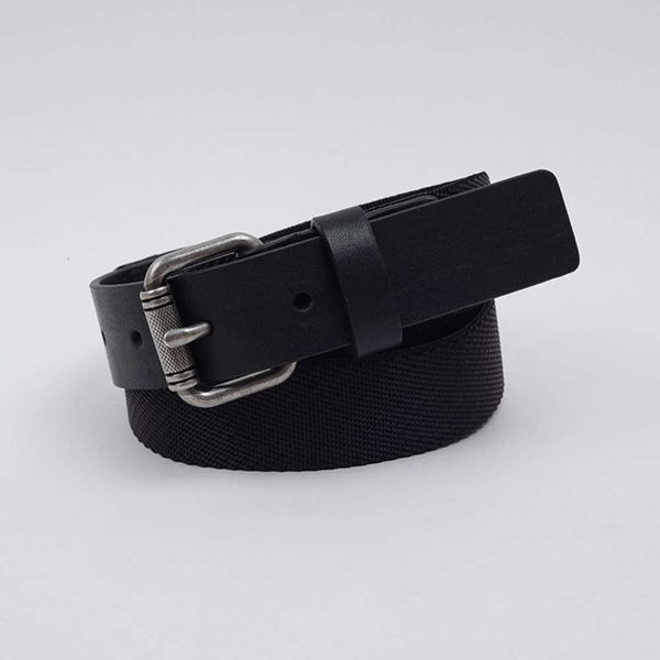 

fashion brand new women's canvas youth denim versatile pin buckle elastic belt narrow, Black;brown
