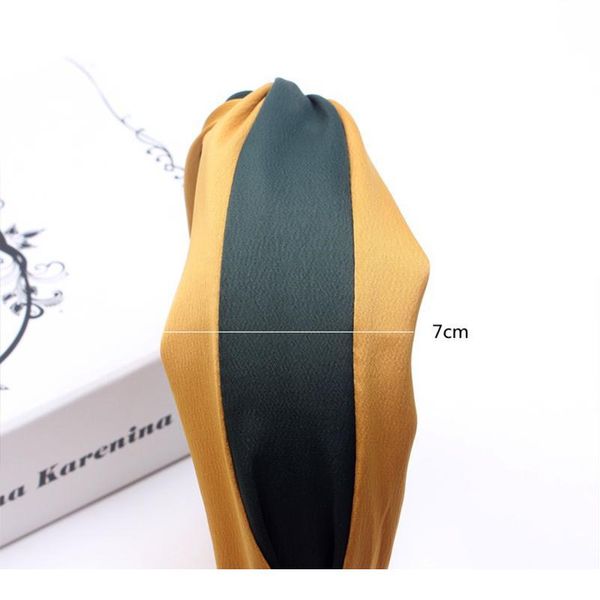 

solid colors hair knotted hair band for women vintage elastic hair hoop headbands accessories turban girls qylggg