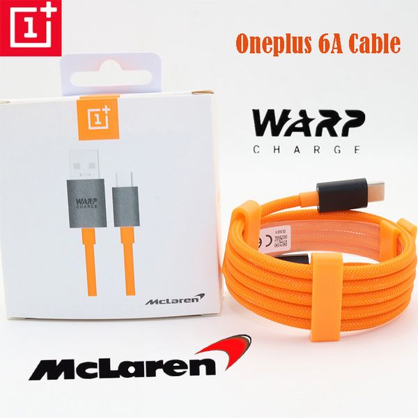 

original oneplus pro mclaren warp charge fast charging type-c 100cm data cable orange for 1+ 7 6 6t 5 5t 3 3t xiaomi mi 9