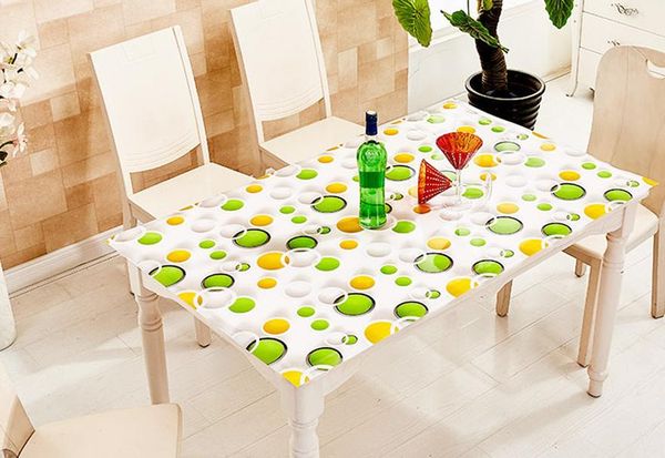 

hazy 2020 new pvc tablecloth waterproof rectangle table cover oil table cloths protect the dining table deskbbysja