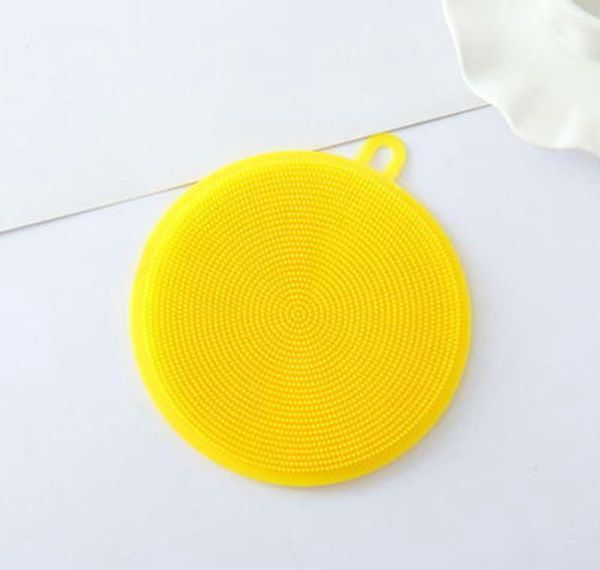 

kitchen sile washing scrubbers multifunctional sile sponge dishwashing brush fruit cleaning brushes anti- wmtzcu loveshop01