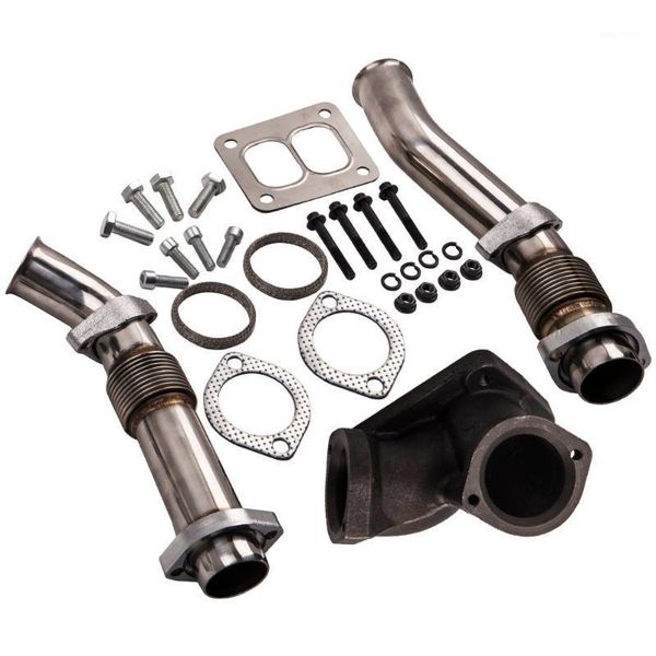 

stainless bellowed uppipe kit bellows for 94-97 7.3 7.3l powerstroke diesel1