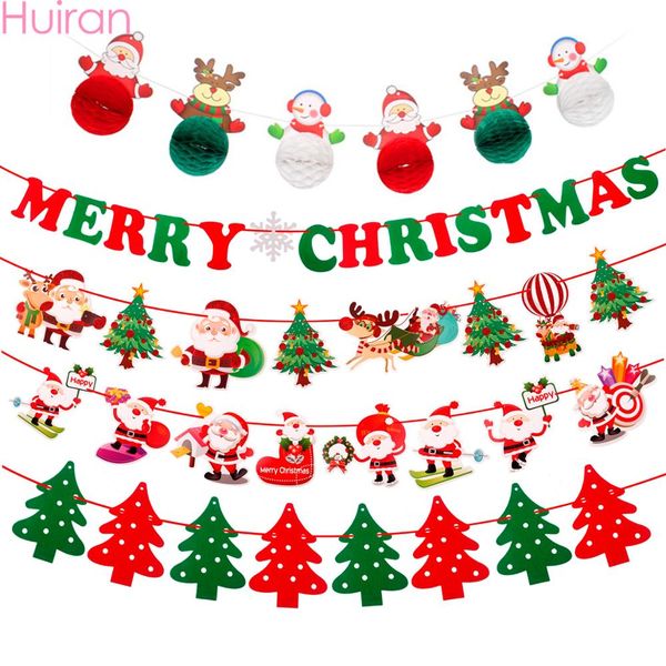 

рождество баннер merry christmas декор для дома гарленд рождественских украшений noel navidad 2020 cristmas декора с нового года 2021