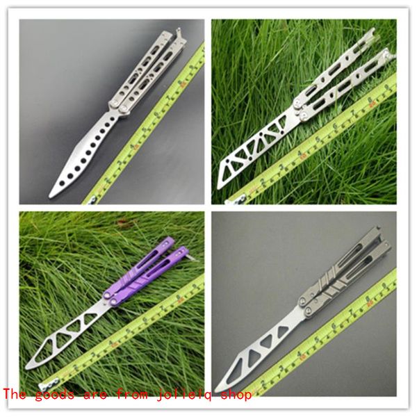 

knife butterfly training all cnc bm42 bm40 titanium knives purple/green bearing training not sharp gift knife hmdat qynf
