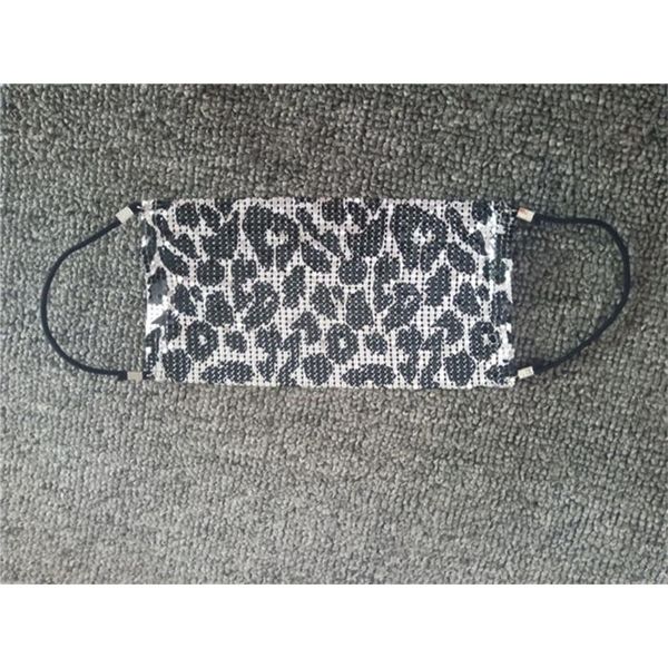 

designer facemask rhinestone women girl 19cm*12cm factory direct 2021 european and american women's new heavy metal jewelry mask 5 n3qx