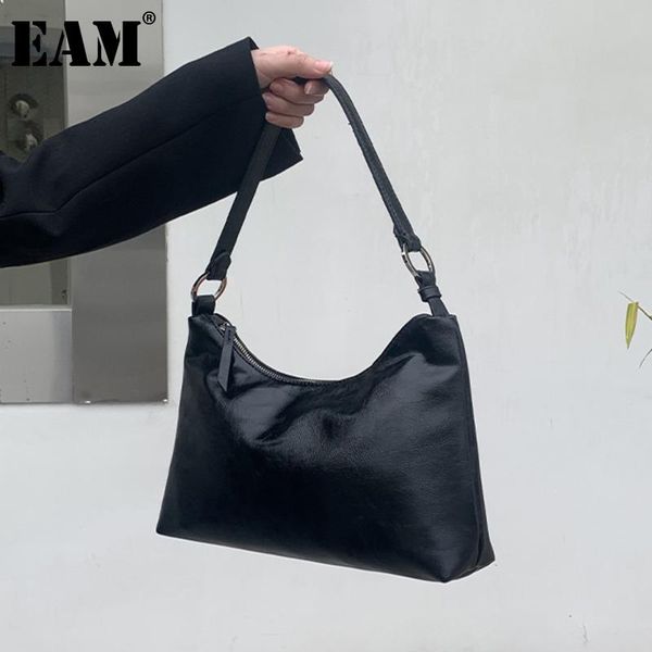 

cross body [eam] women luxury quality soft oil wax leather personality all-match crossbody shoulder bag fashion tide 2021 18a1438