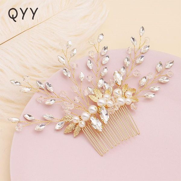 

свадебные новейший расчесывают для женщин волос золотой жемчуг qyy цвета rhinestone украшения ювелирных изделий листьев yxluhq babyskirt, Silver