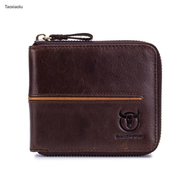 

wallets mens genuine leather passport holder wallet men vintage cowhide cover brand male zipper hasp coin purse, Red;black