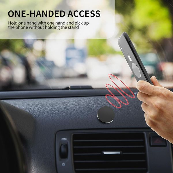 

keysion магнитный держатель автомобильный телефон для iphone x 8 7 6 plus 5 металл магнит мини дэш для монтажа на плате подставка для xiaomi