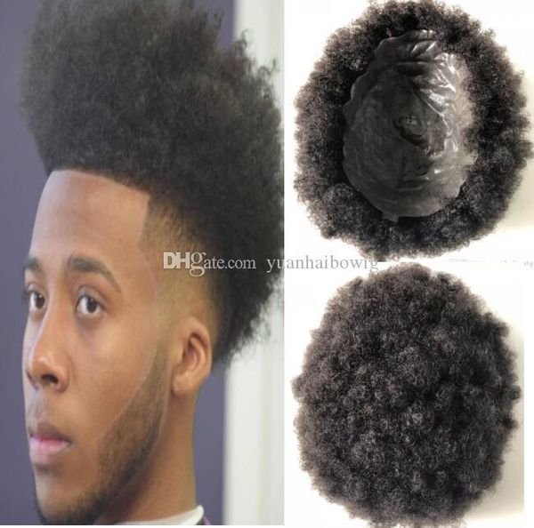 

afro toupee full thin skin selling black hair malaysian short hair afro kinky curl toupee for african american blackman ing