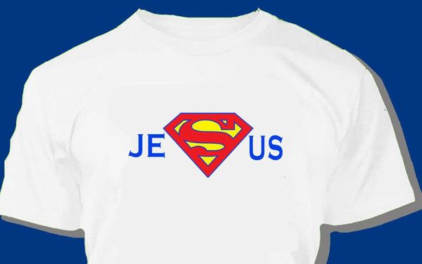 

jesus superman christian t-shirt mens kid's present gift fashion summer short sleeves t shirts sport hooded sweatshirt hoodie